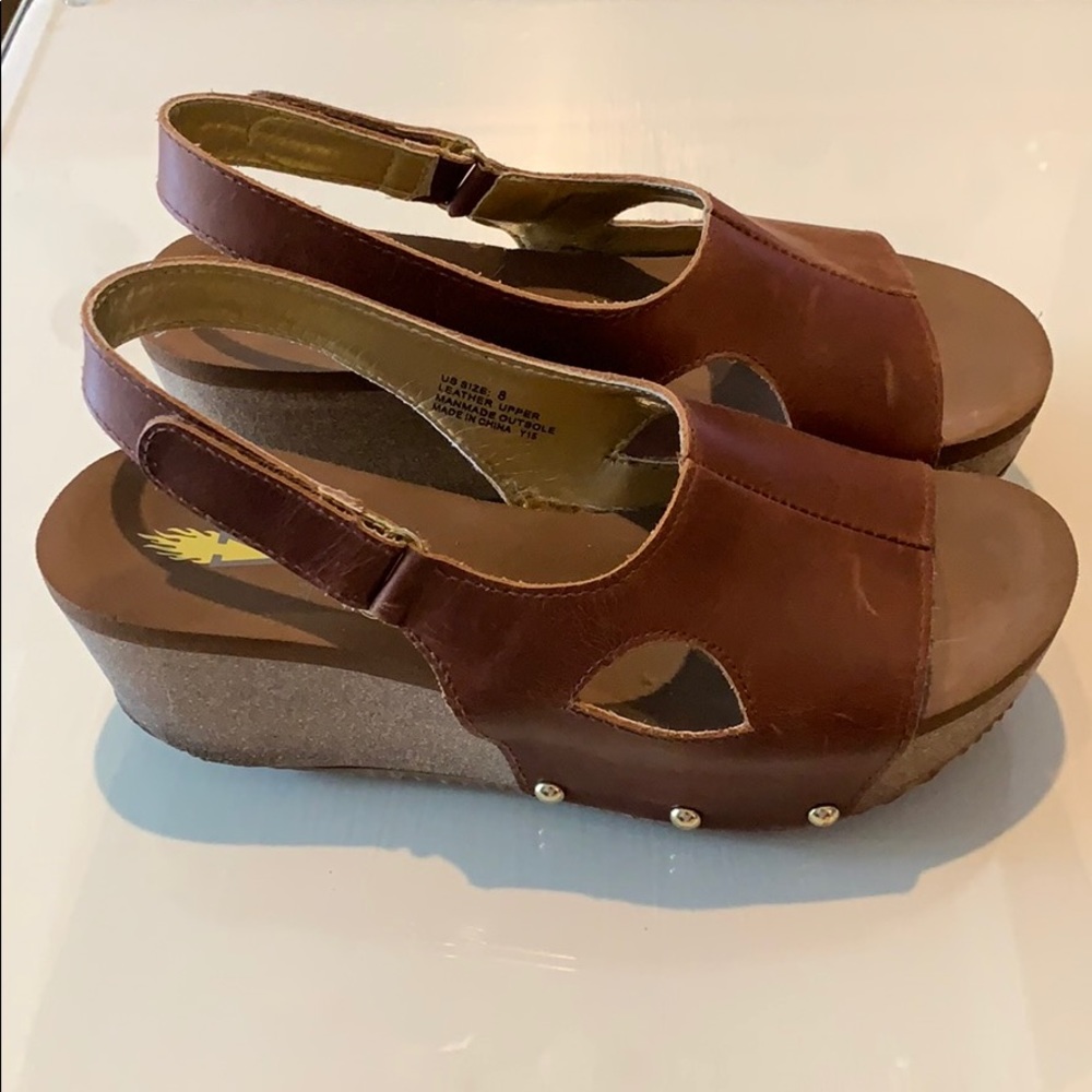 Volatile Leather Wedges!